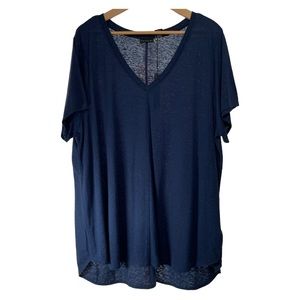 Tahari Linen Blend T-shirt